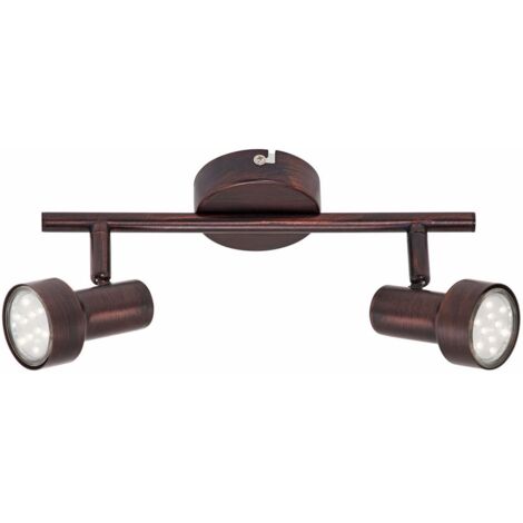Plafonnier LED Spot, 27,5 cm, 6 W, cuivre, Briloner Leuchten (1/4)