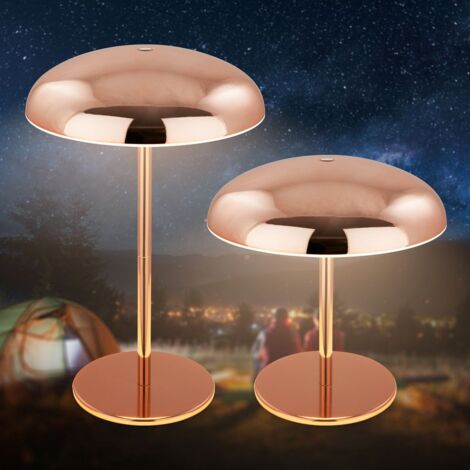 BRILONER Mini Lampe De Table LED Sans Fil Rechargeable - Lampe Chevet Tactile Design Award 2025 Blanc
