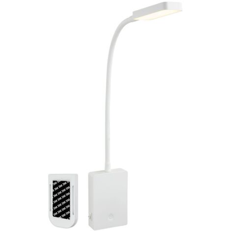 Lampe de lecture LED Lampe de chevet Lampe murale batterie sans per age Dimmable Touch