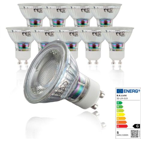Ampoule LED GU10 lampe à économie d'énergie 5 Watt ampoule set a 5 / set a 10