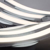 Plafonnier LED design moderne éclairage plafond en forme de vague modules LED 6W intégrés