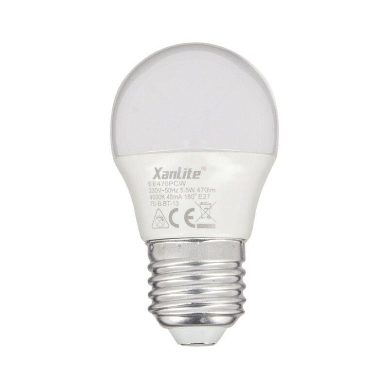 Ampoule LED Filament P45, culot E27, 6,5W cons. (60W eq.), 4000K