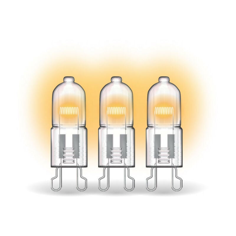 Pack de 3 ampoules RetroLED Caspule, culot G9, lumière blanc neutre
