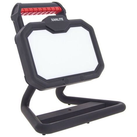 Xanlite - Projecteur LED IP54, 2300 lumens, orientable, 3 modes, 10h autonomie, Blanc froid, rechargeable USB-C - PRAR20WRV23
