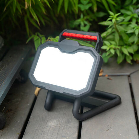 Xanlite - Projecteur LED IP54, 2300 lumens, orientable, 3 modes, 10h autonomie, Blanc froid, rechargeable USB-C - PRAR20WRV23