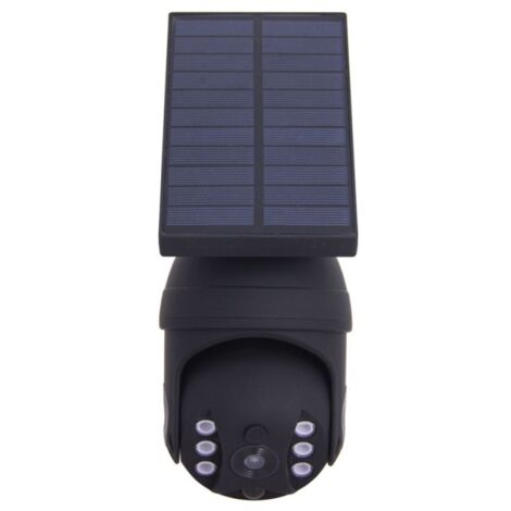 Caméra Factice Solaire Avec Détecteur De Mouvement Et Flash - Étanche IP66, Batterie Rechargeable - Effet Dissuasif