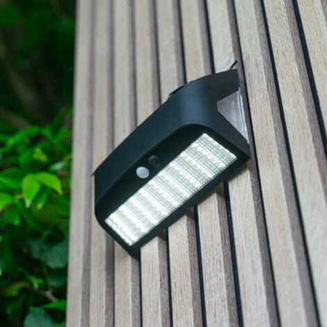 Xanlite - Applique murale hybride Solaire / USB, 700 Lumens, IP54, 3 modes d'éclairage, 10h d'autonomie avec détecteur de mouvement - APSAR600D2SV23