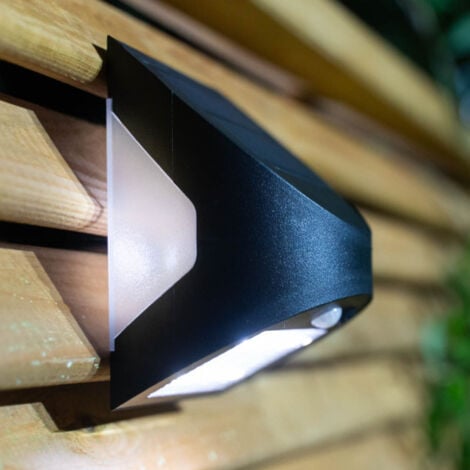 Xanlite - Applique murale hybride Solaire / USB, 350 Lumens, IP54, 3 modes d'éclairage, 10h d'autonomie - APSAR300D2SV23