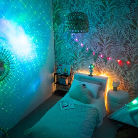 Xanlite - Veilleuse projecteur LED SilverLite, finition chromée, rechargeable USB, câble 100 cm - SILVERLITE