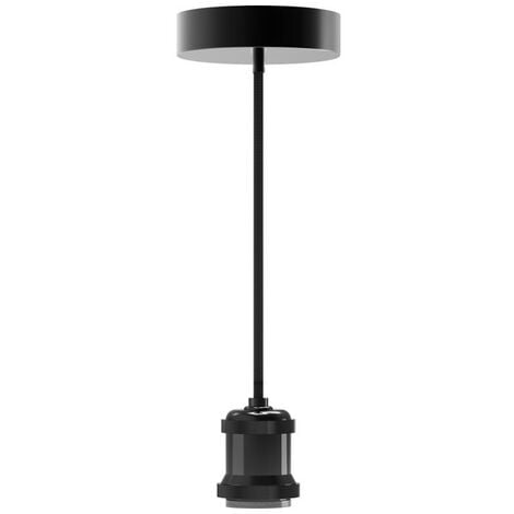 Xanlite - Suspension à douille noire, style vintage, culot E27 - SDVEB