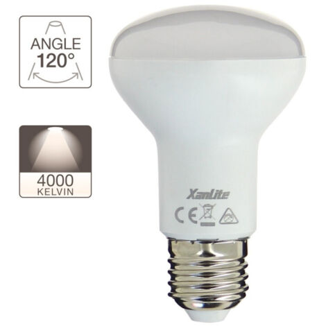 Xanlite - Ampoule LED R63, culot E27, 9W cons. (60W eq.), lumière blanc neutre - ALR63CW