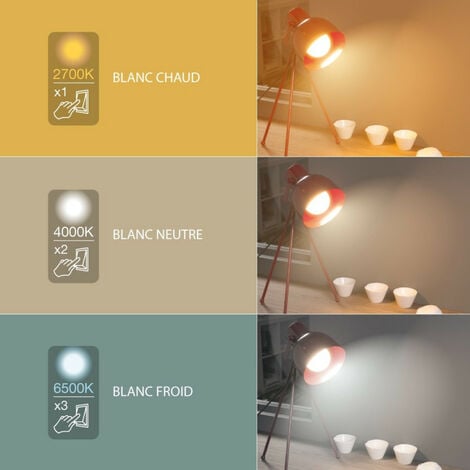 Xanlite - Ampoule LED A60, culot E27, 10W cons. (75W eq.), CCT température de lumière variable 2700k - 6000k - SE60GCCT