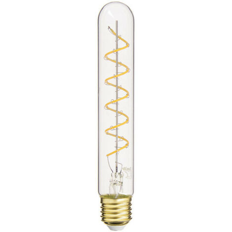 V-TAC VT-2204 Ampoule LED tubulaire 4W E14 T20 filament effet vintage en  verre transparent lumière 4000K - 2702