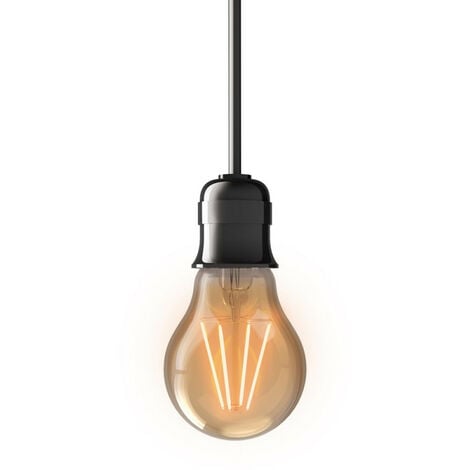 Xanlite - Ampoule LED (A60) / Vintage au verre ambré, culot E27, 3,8W cons. (30W eq.), 350 lumens, lumière blanc chaud - RFDE400GA