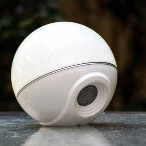 Mini sphère Sonolux - blanc et multicolor - haut parleur bluetooth