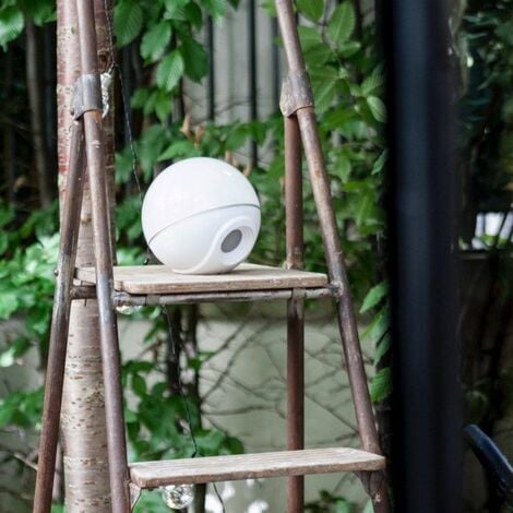 Mini sphère Sonolux - blanc et multicolor - haut parleur bluetooth