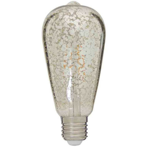 Ampoule E27 verre filament LED blanc chaud 2200K 4W Longueur 142 mm