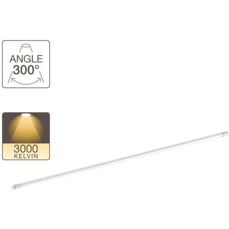 Xanlite - Tube à LED 26mm x 1514mm, G13, 21W cons. (58W eq.), lumière blanc chaud - TU1502200