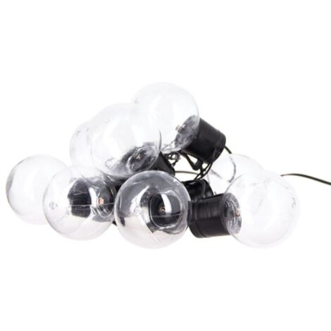 Guirlande Solaire Guinguette 5m IP44 - 8 Ampoules - RVB