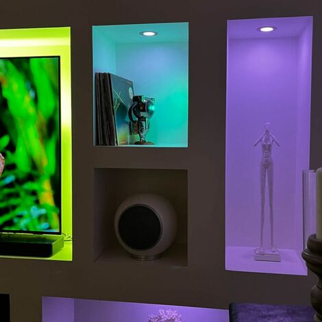 KOZii - Pack de 3 Spots LED connectés, culot GU10, variation de couleur - KPACK3G50SRVBCCT