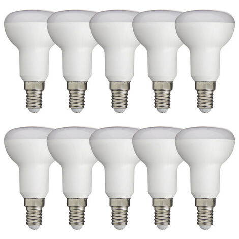 Lot de 2 ampoules LED, culot E14, 806 Lumens, conso. 6,5W (eq. 60W), 2700K,  Blanc