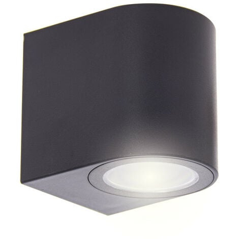Xanlite - Applique murale filaire noire IP44, culot GU10, 40W max - APFG40WN