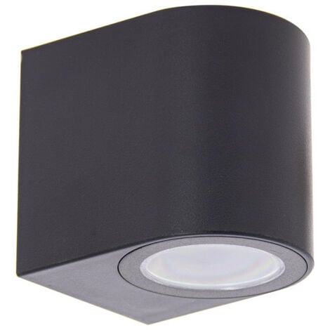 Xanlite - Applique murale filaire noire IP44, culot GU10, 40W max - APFG40WN