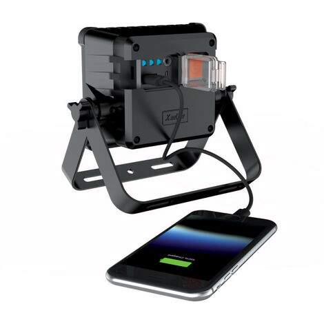 Xanlite - Projecteur LED Rechargeable 18W, IP54, 2100 Lumens, 6000 Kelvins, 4400 mAh, câble USB 1,5m - PRAR20WR