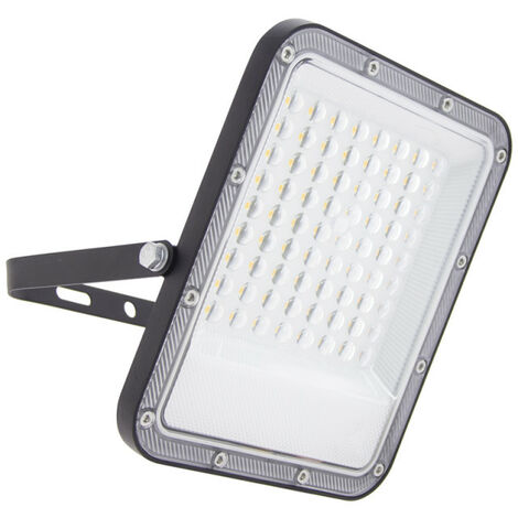 Projecteur mural noir LED IP65, 4500 lumens, conso 50W (éq 200W), Blanc chaud