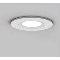 XANLITE - Spot Encastrable LED Intégré - IP65 pour salle de bain - cons. 5W (eq. 50W) - 345 lumens - Blanc neutre - SEL345CWIP