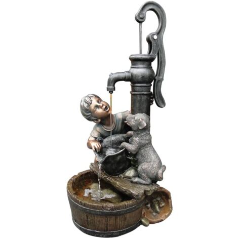 Ubbink – Fontaine de jardin Regina avec pompe – Matériau polyrésine – Débit 350 l/h – Dimensions H 77 x L 38 x P 40 cm