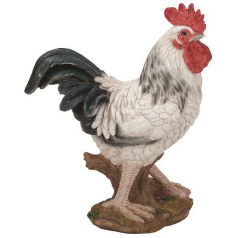 Coq PM blanc 30 cm (1/2)