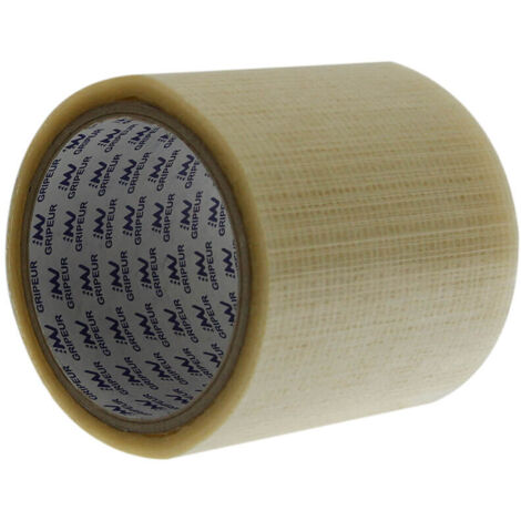 Ruban adhésif renforcé répare bâche, Larg 9.50 cm (1/2)