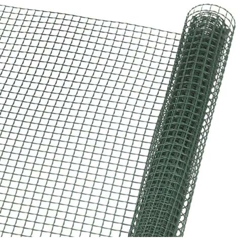 Nature – Grillage souple pour animaux 50 cm – Plastique durable 10 x 10 mm – Protection discrète pour enclos et potagers – Résistant aux intempéries