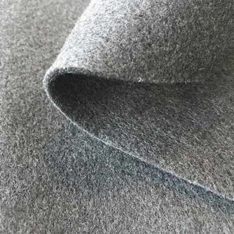 Géotextile anti-poinçonnant spécial bassin 300 g/m² gris, Long 50 m, Larg 2 m