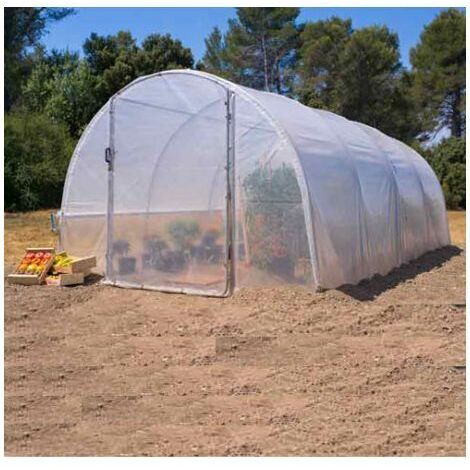 Serre tunnel ÉCO-18 larg 3 m x 6 m, Aération Latérale 2