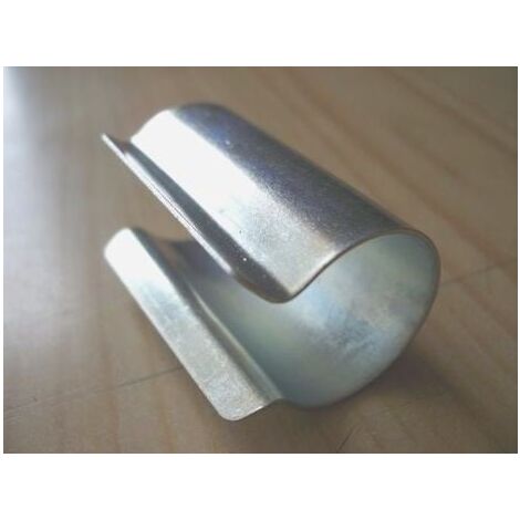 Clips de fixation ronds pour serre en acier galvanisé – Diamètre 50 mm – Lot de 10 – Résistants à la corrosion pour durabilité optimale – Atout Loisir