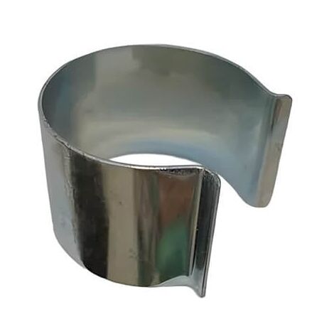 Clips de fixation ronds pour serre et tunnel en acier galvanisé, Diamètre 40 mm, Lot de 25