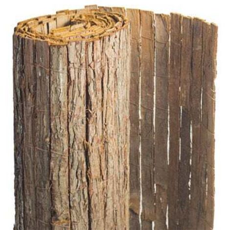 Canisse naturelle en pin - 90% d'occultation, Long 15 m, Hauteur 1 m (1/2)
