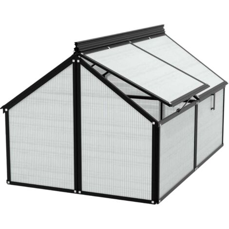 Serre de jardin polycarbonate 4 mm – Aluminium léger – Panneaux anti-UV – Hauteur 71,90 cm – Longueur 119,30 cm – Profondeur 83,10 cm – Vitavia