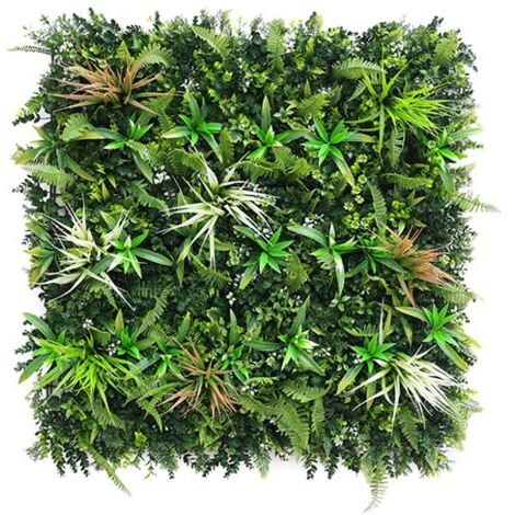 Mur végétal artificiel savane 1m x 1m, Long 12 m