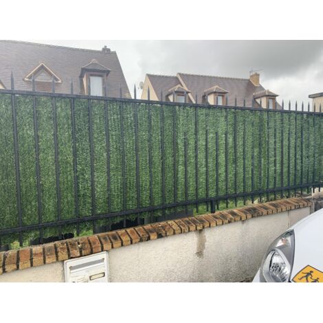 Haie végétale artificielle 110 brins - Long 48 m, Hauteur 1.80 m (1/5)