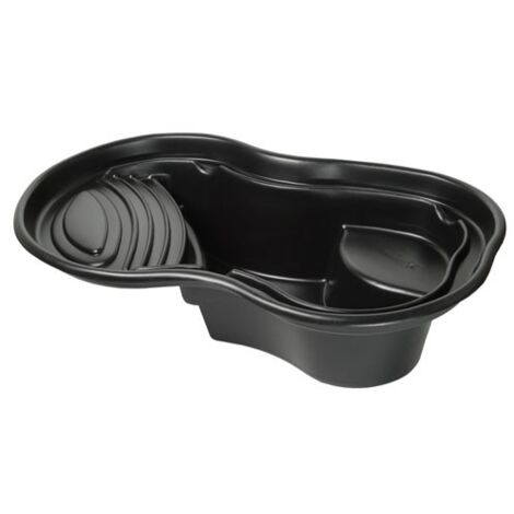 Ubbink – Bassin préformé 500 litres – Dimensions 200 x 120 x 50 cm – Matière HDPE résistante aux UV et gel – Écosystème aquatique rapide