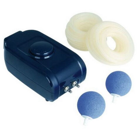 Ubbink – Pompe d'aération 2000L/h pour bassin – Débit maximal 2000 litres/h – Silencieuse et résistante aux intempéries – Installation facile