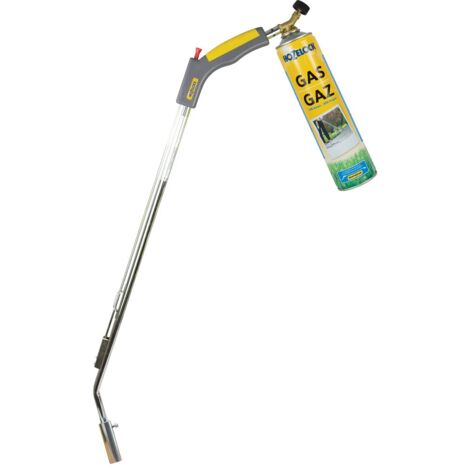 Hozelock – Désherbeur thermique gaz à cartouche – Brûleur précis pour désherbage sans chimie – Léger et sans fil – Allumage piézo intégré
