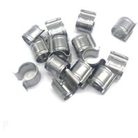 Clips de fixation ronds inox 40 mm – Lot de 25 – Résistants à la corrosion – Pour maintien sécurisé de matériaux – Atout Loisir