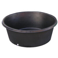 Plast'Up Rotomoulage – Bac de pâturage 200 litres – Polyéthylène traité anti-UV – Rebord extérieur pour stabilité – Idéal pour bovins et chevaux
