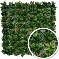 Feuillage artificiel photinia 1m x 1m, Long 19 m