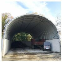 Bâche Camion 640 gr/m² - Gris clair - Long 22 m, Larg 17.50 m