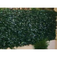 Haie artificielle feuillage Duo, Long 51 m, Hauteur 1 m